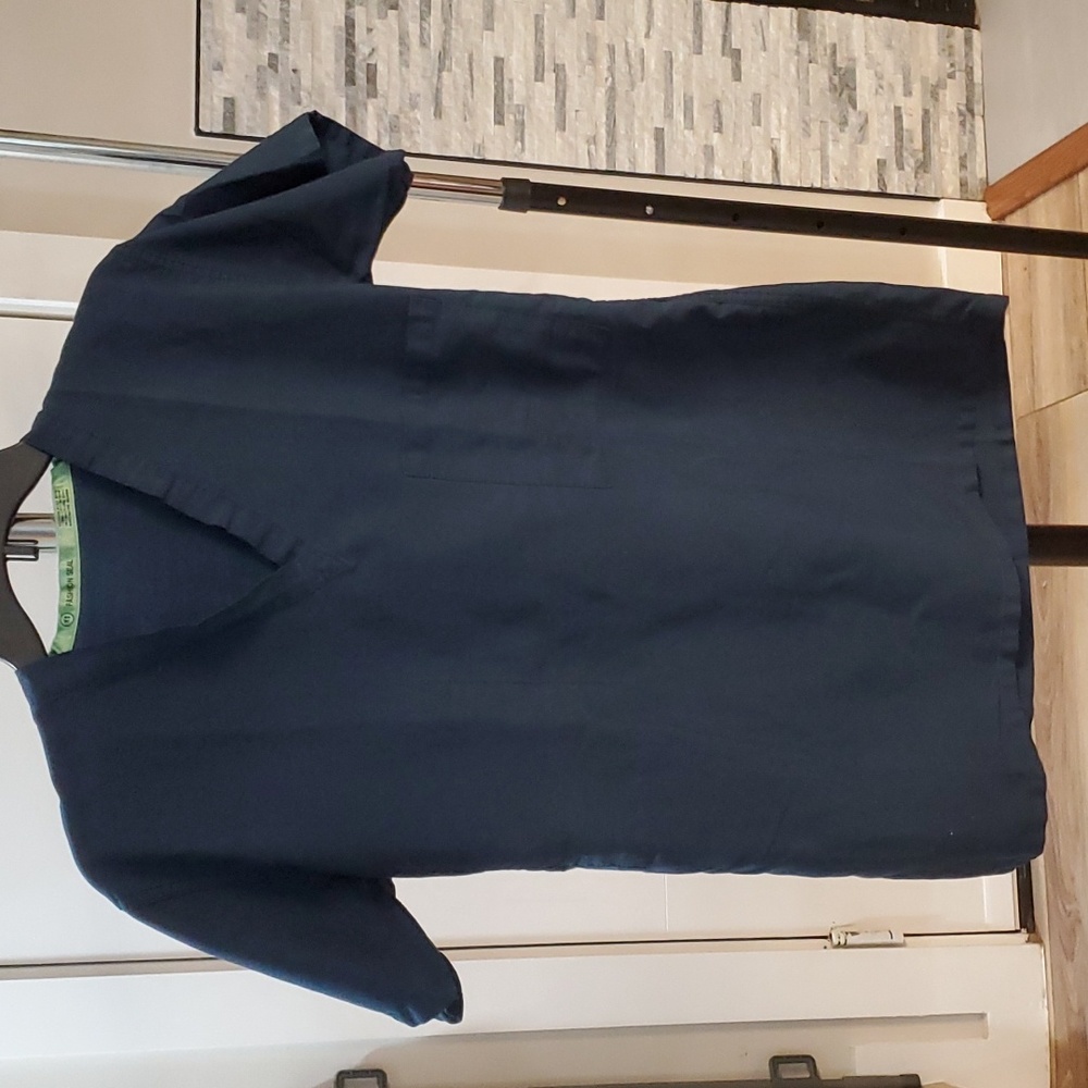 Navy blue xs scrub top